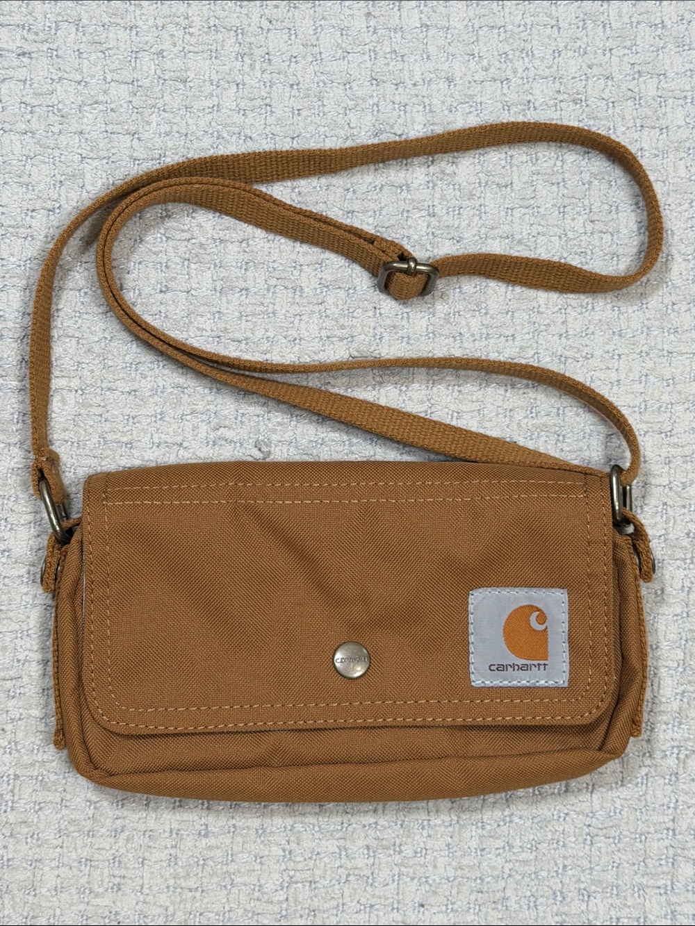 Carhartt Brown Crossbody Canvas Shoulder Bag